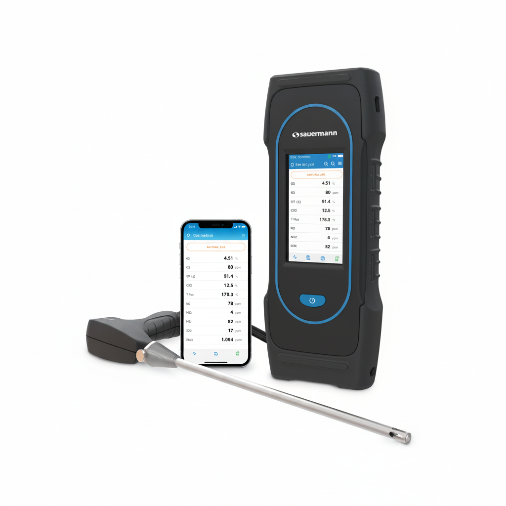 Sauermann SI-CA 230 KIT 2 gas analyser with sampling probe